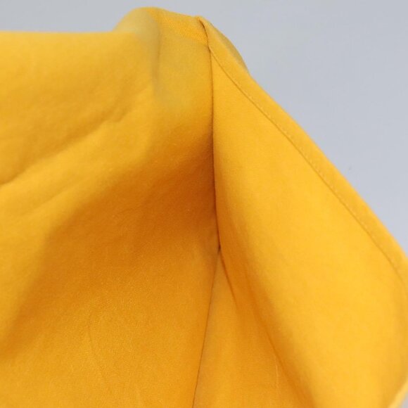 HERMES Clutch Bag Canvas Yellow Auth ti2709 - Picture 11 of 14